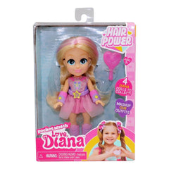 Love Diana Doll Hair Power 6in 20931 - Colorland Toys