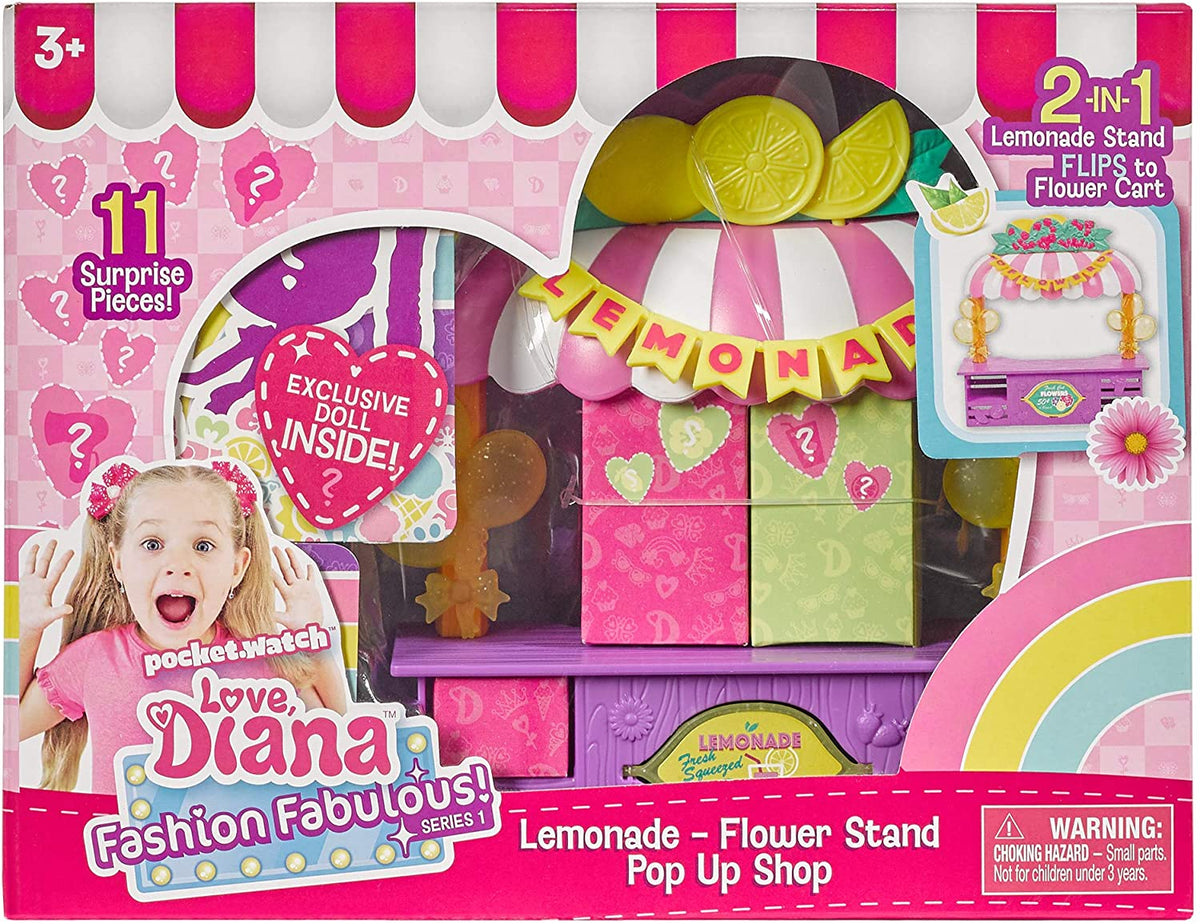 Love Diana Pop Up Playset Lemonade Flower Stand 33042 — image 1