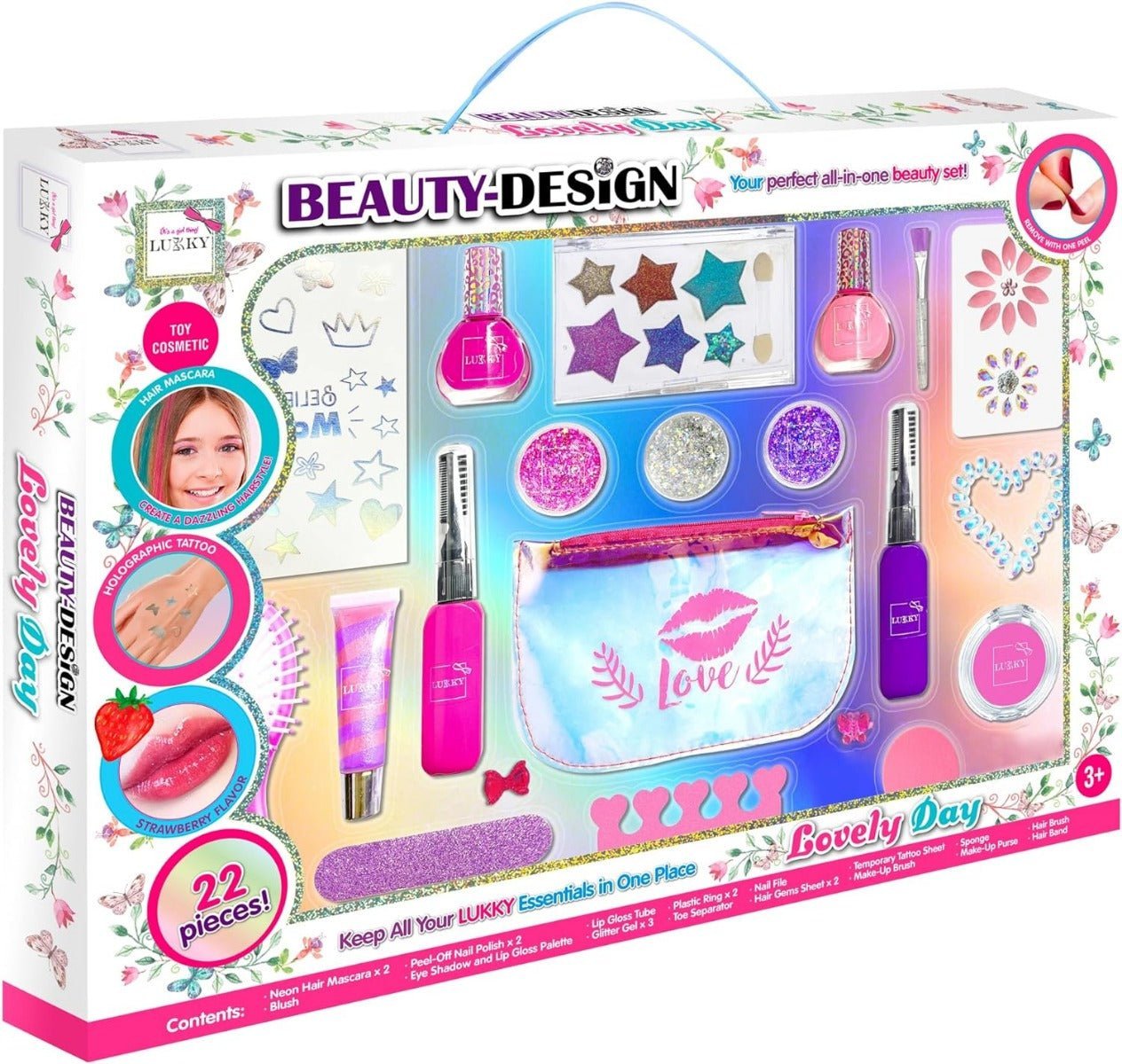 Lukky Beauty Design Set Lovely Day LUK - Т23370 - Colorland Toys