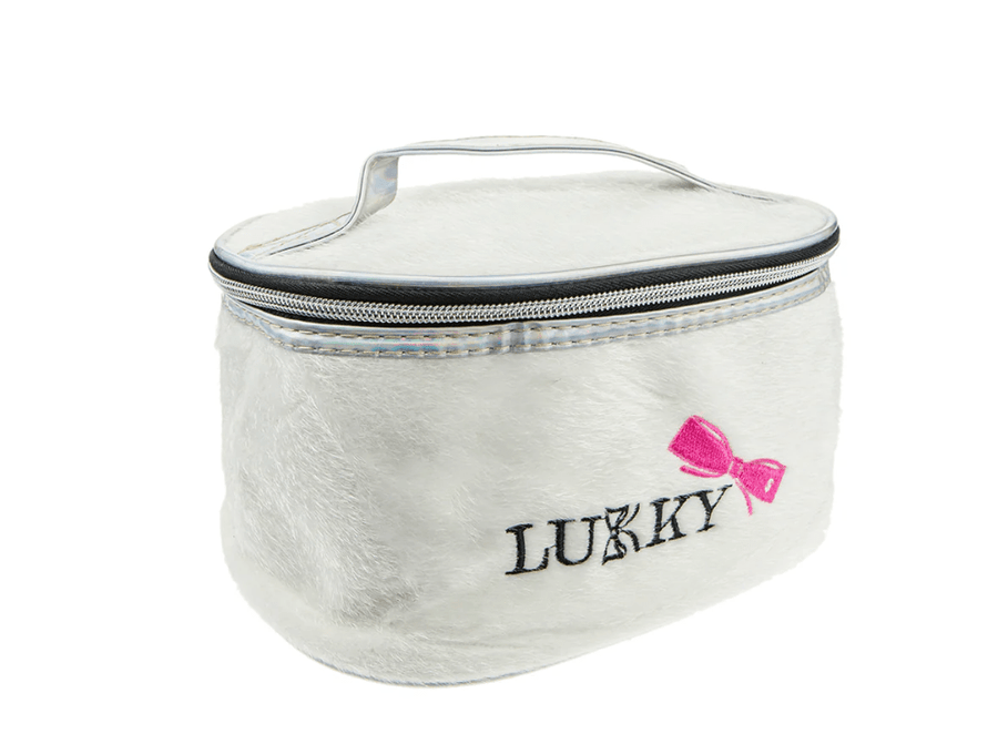 Lukky Big Plush Makeup Purse with Embroidery LUK-T21409 — image 2
