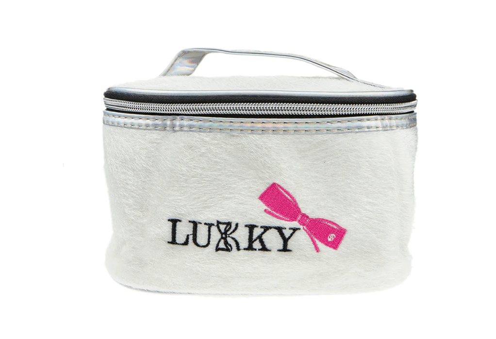 Lukky Big Plush Makeup Purse with Embroidery LUK-T21409 — image 1