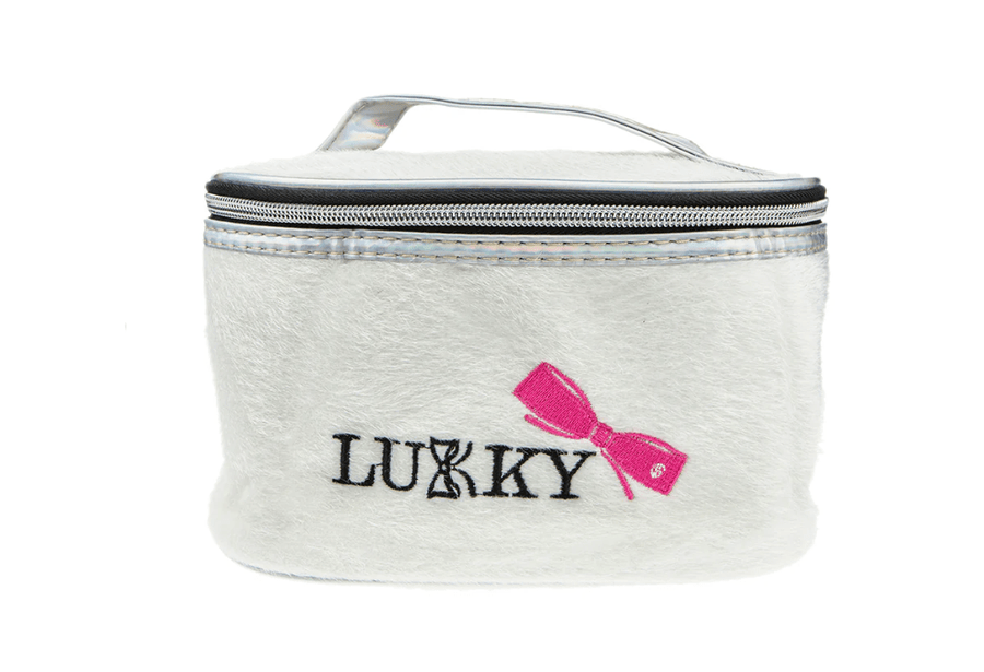 Lukky Big Plush Makeup Purse with Embroidery LUK-T21409 — image 1