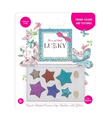 Lukky Eyeshadow Cream with Glitter Palette 6 Colors Star LUK-T18933