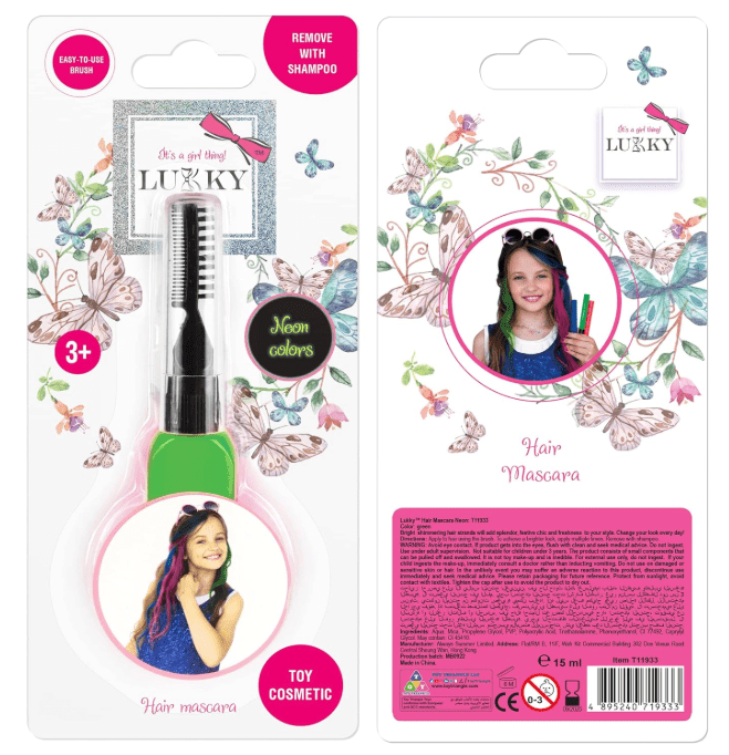 Lukky Hair Mascara Neon - Green 15ml LUK-T11933 — image 1