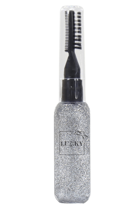 Lukky Hair Mascara with Glitter - Silver 15ml LUK-T16159 — image 2
