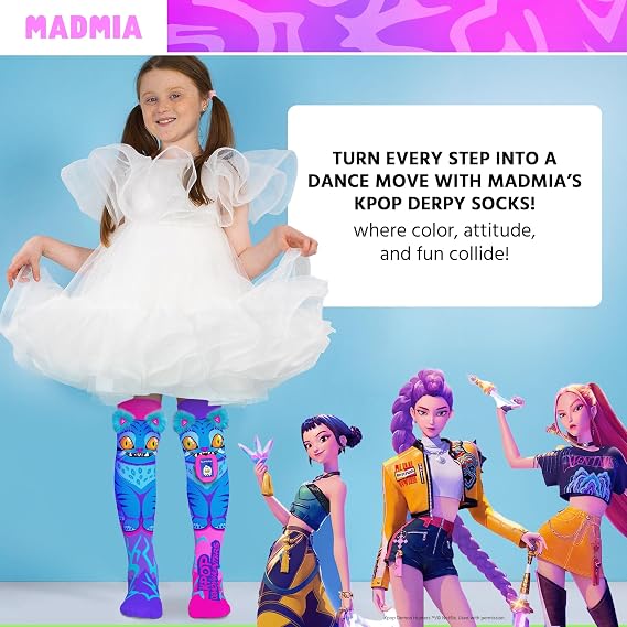 Madmia Socks  KPop Demon Hunters Derpy Toddlers KP002-T — image 2