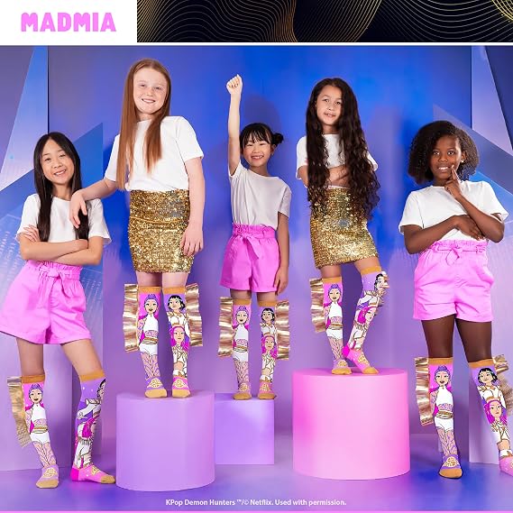 Madmia Socks KPop Demon Hunters Golden KP003 — image 2