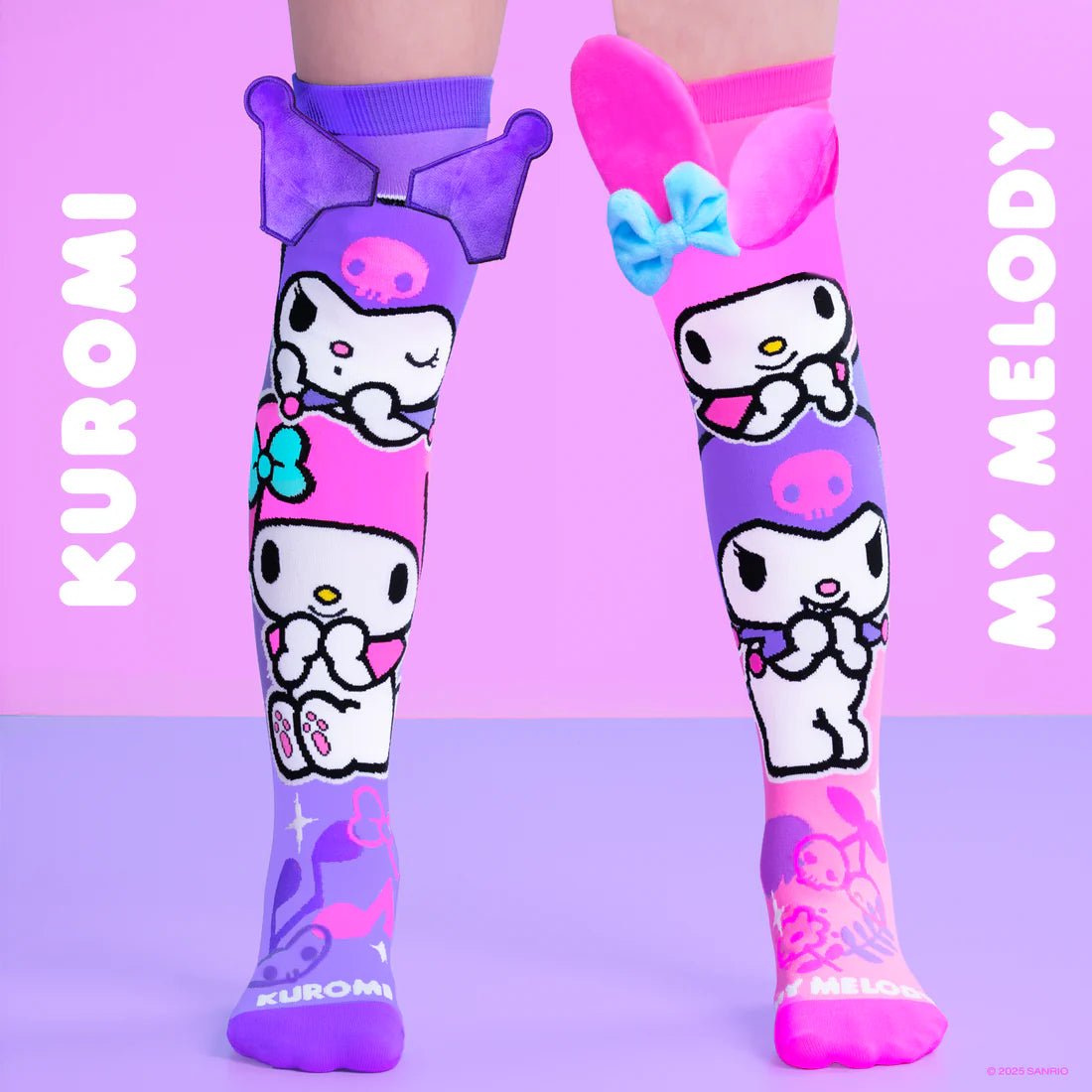 Madmia Socks Kuromi And My Melody MS004 - Colorland Toys