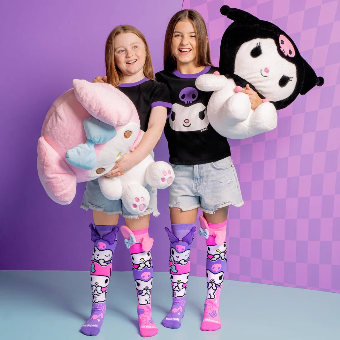 Madmia Socks Kuromi And My Melody MS004 - Colorland Toys