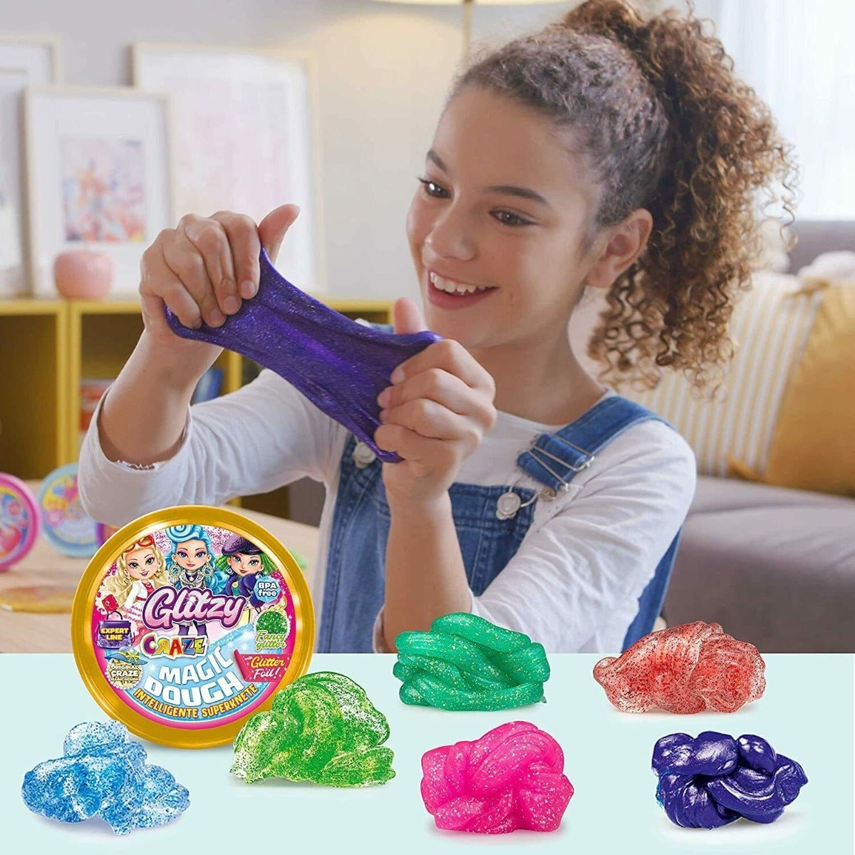 Magic Dough Glitzy Assorted 35450 - Colorland Toys