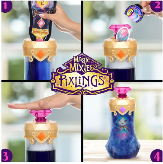 Magic Mixies Pixlings Doll Single Pack Teal 14877 — image 3