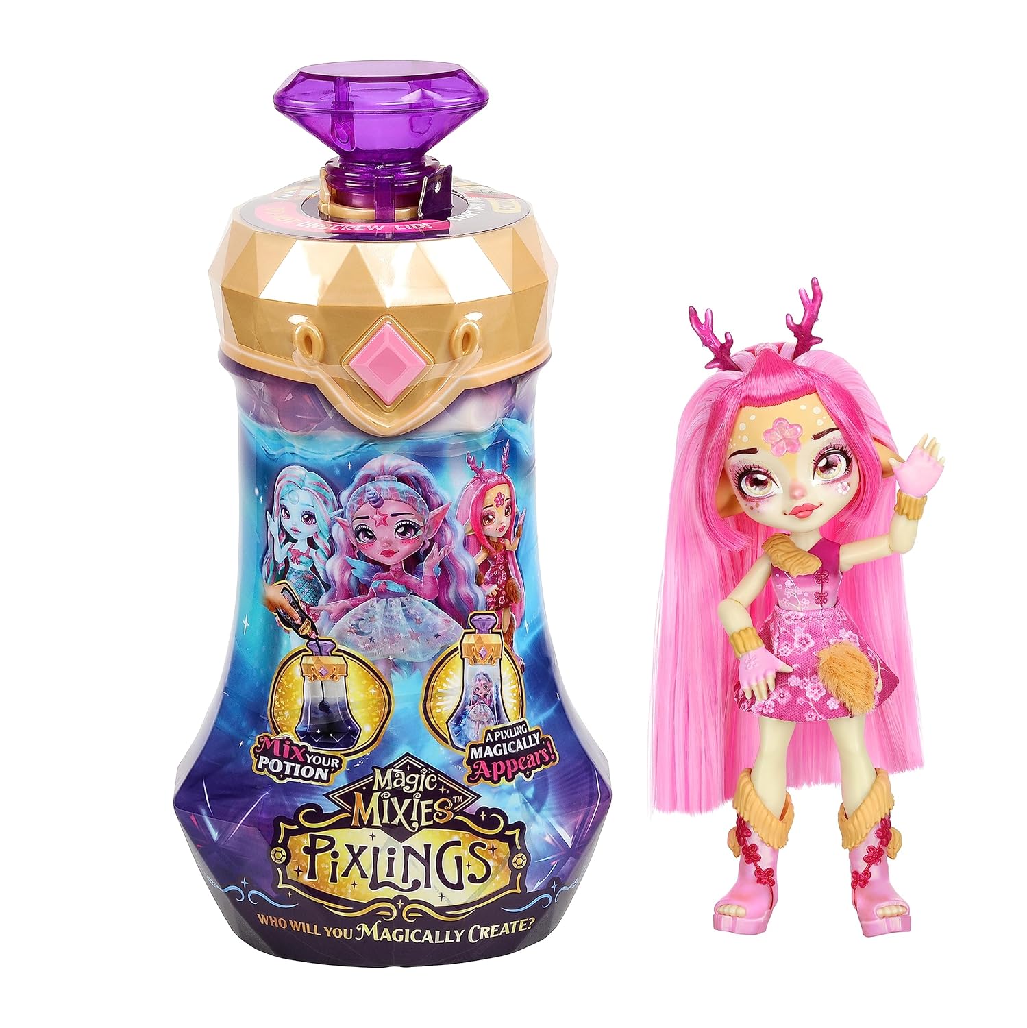Magic Mixies Pixlings Mermaid Doll 64576/14872 - Colorland Toys