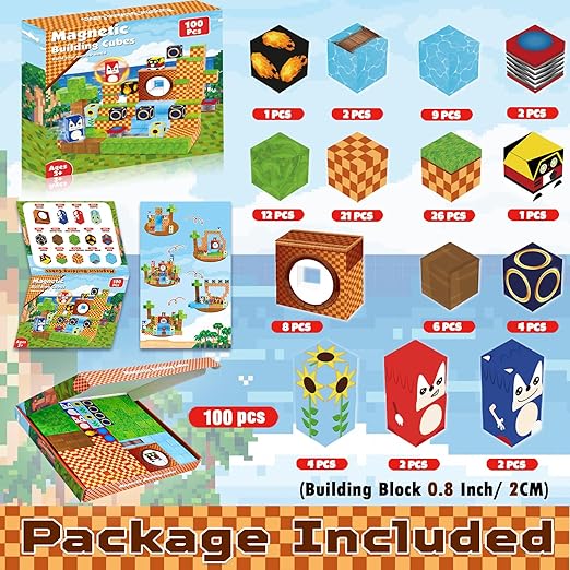 Magnet World Magnetic Block Asstd. T9920 - Colorland Toys