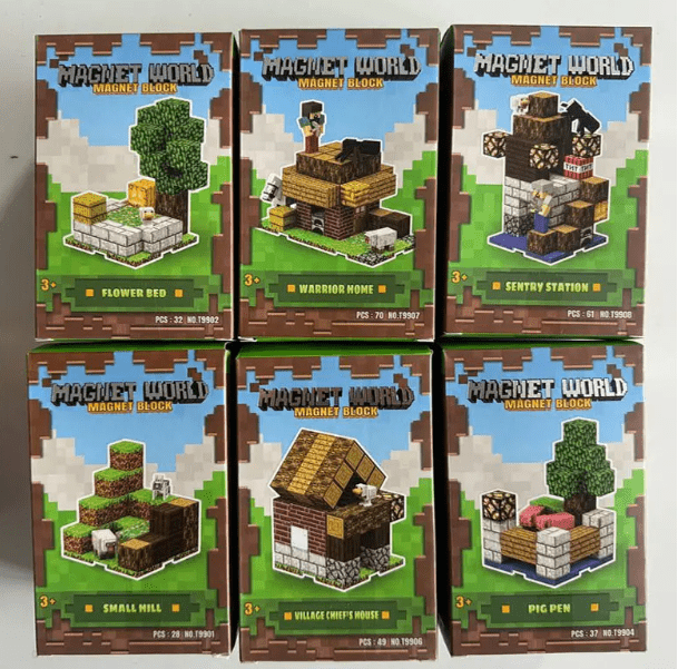 Magnet World Magnetic Block Pig Pen 37 - Pcs T9904 - Colorland Toys