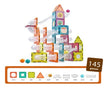 Magnetic Tiles Building Blocks with 145 Pcs Accessories CH1135