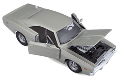 Maisto 1969 Dodge Charger R/T Model Car Silver 1:24 Scale 31256 - Colorland Toys