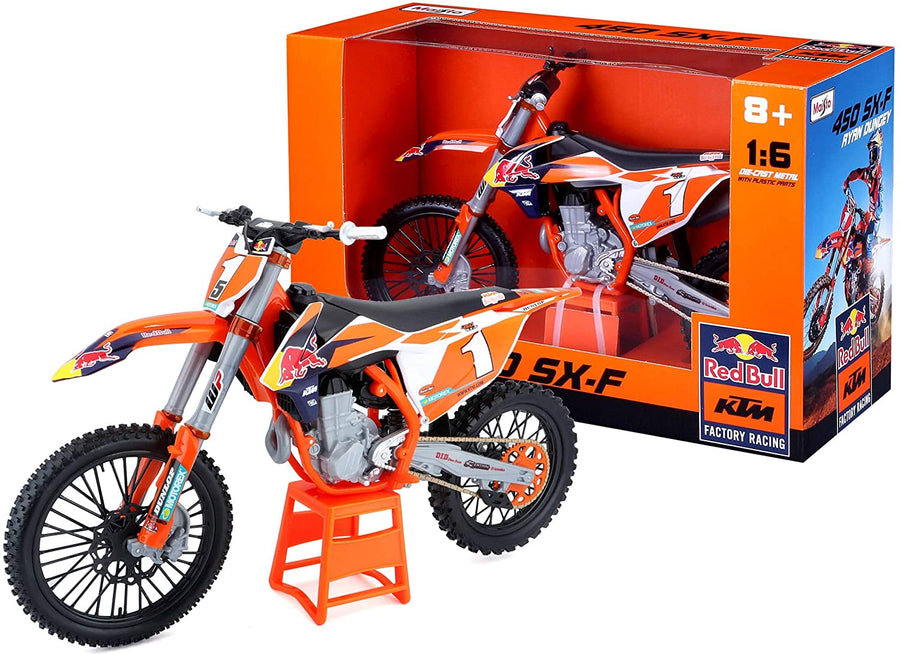 Maisto 450 Sx-F Red Bull Ktm Supercross Orange — image 3