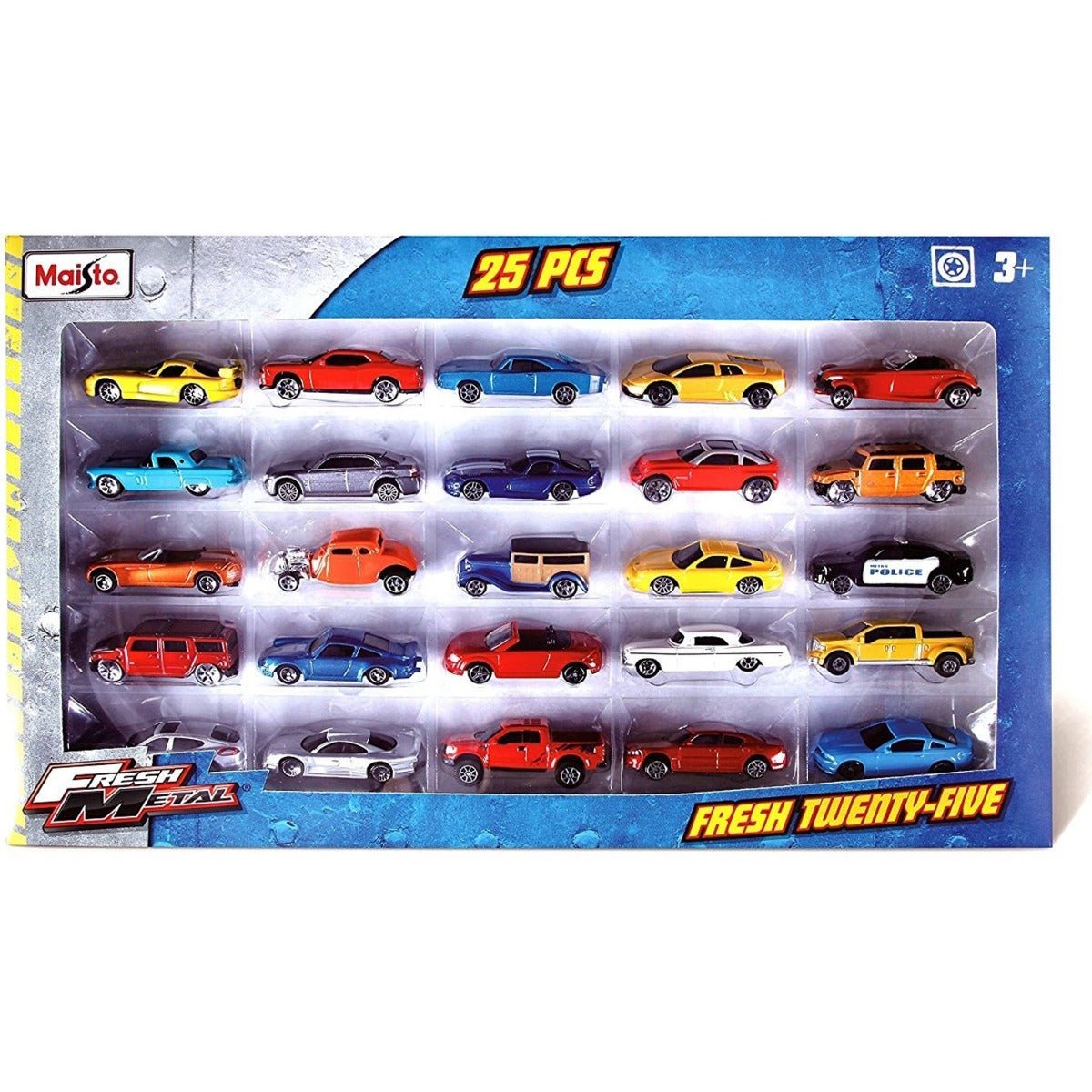 Maisto Fresh Metal Diecast Vehicle 25 - pack 12005 - Colorland Toys