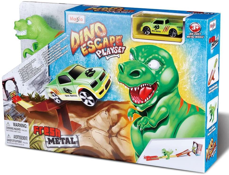 Maisto Fresh Metal Dino Escape Kids Car Track 11063 - Colorland Toys