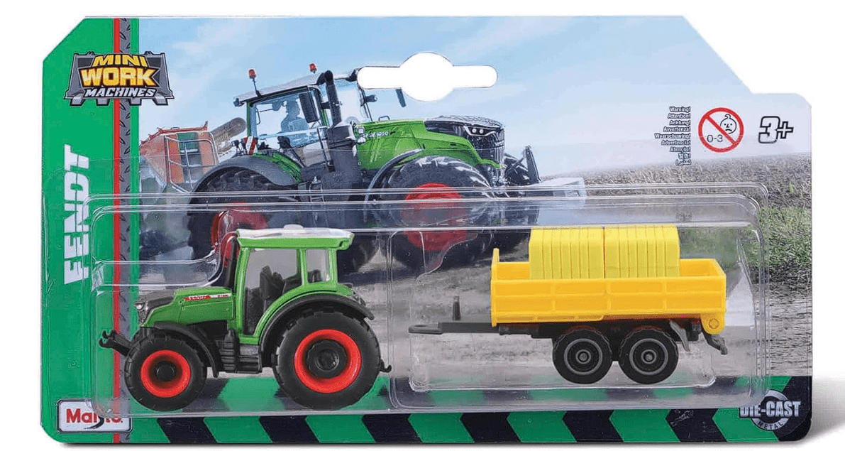 Maisto Mini Work Machines Tractor W-Trailer 15590 — image 1