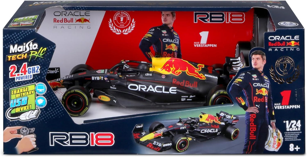 Maisto R/C 1:24 Red Bull Racing RB18 Max Verstappen 82356 — image 1