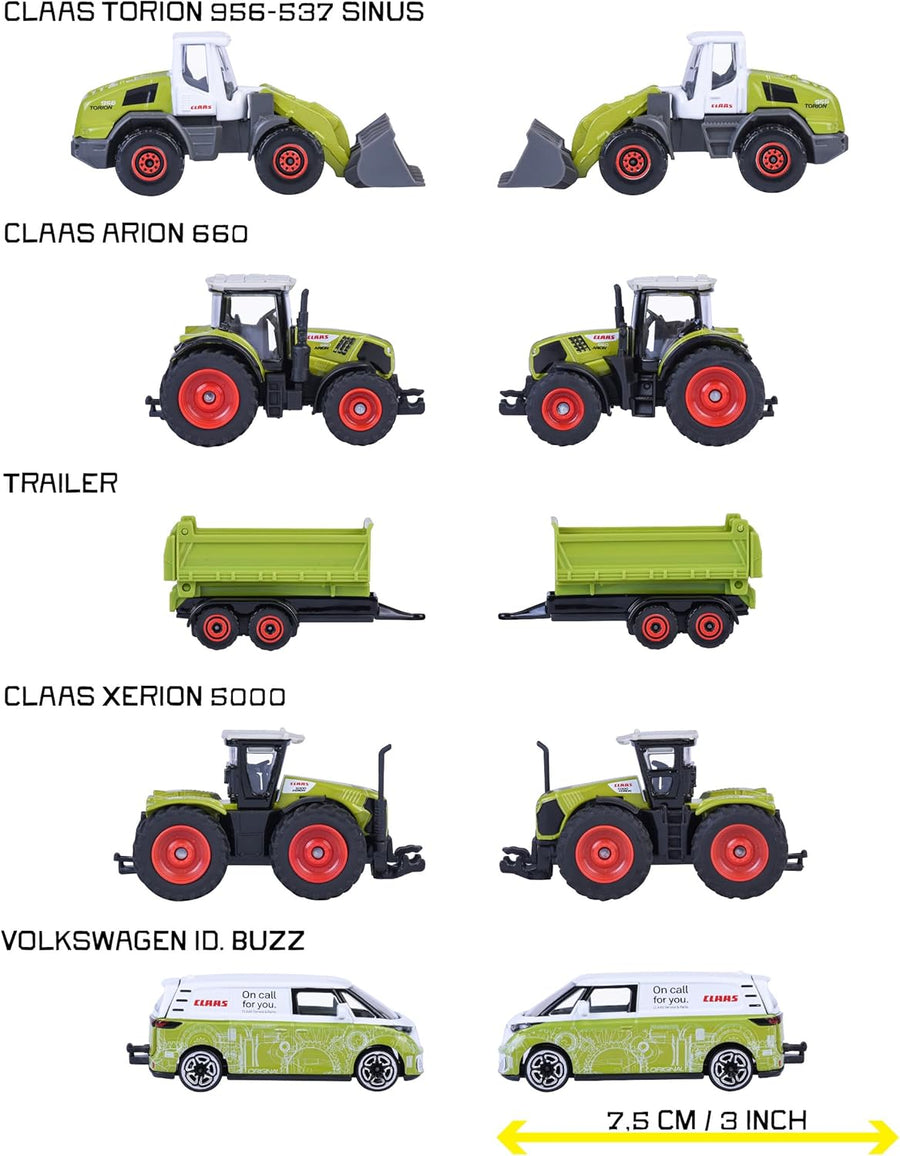 MAJORETTE Claas Farm 5 Pieces Giftpack — image 4