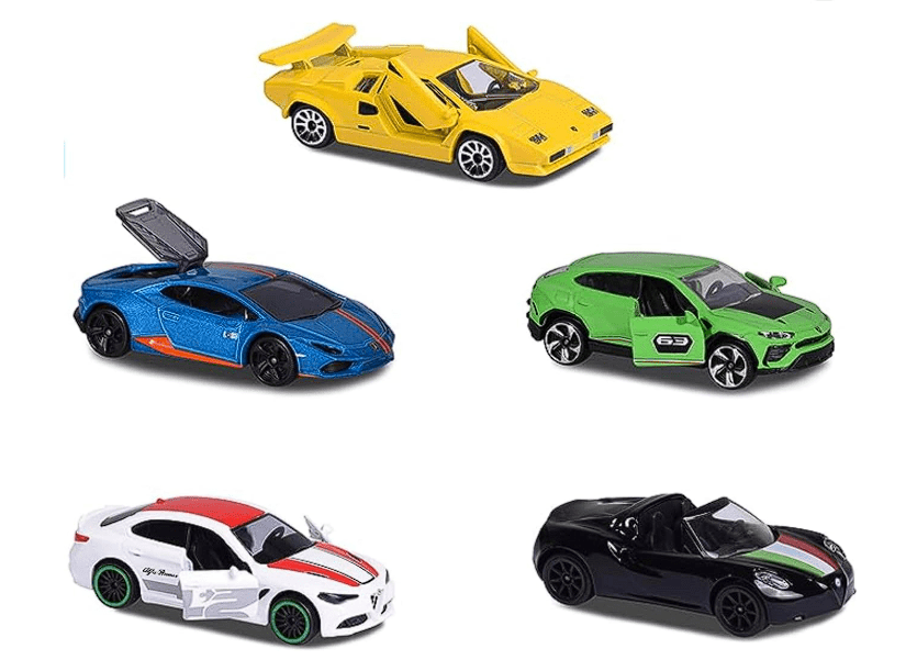 Majorette Dream Cars Italy Die - Cast 5 - Pcs Giftpack 212053178 - Colorland Toys