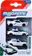 Majorette Dubai Police 3 Pack Die Cast – Super Cars 1:64 Scale