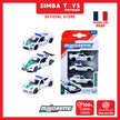 Majorette Dubai Police 3-Piece Diecast Model Car Set