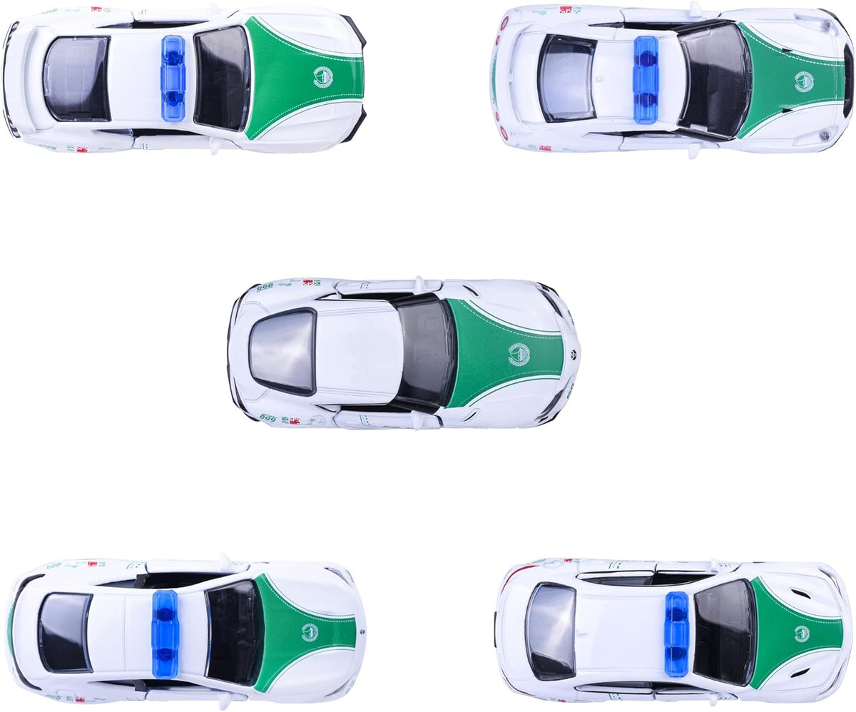 Majorette Dubai Police 5 Pack Die Cast – Gift Set - Super Cars (1:64 Scale) — image 5