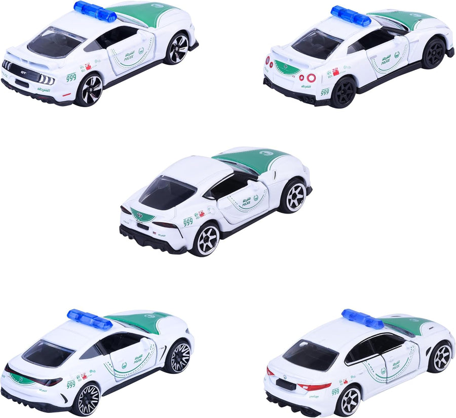 Majorette Dubai Police 5 Pack Die Cast – Gift Set - Super Cars (1:64 Scale) — image 4