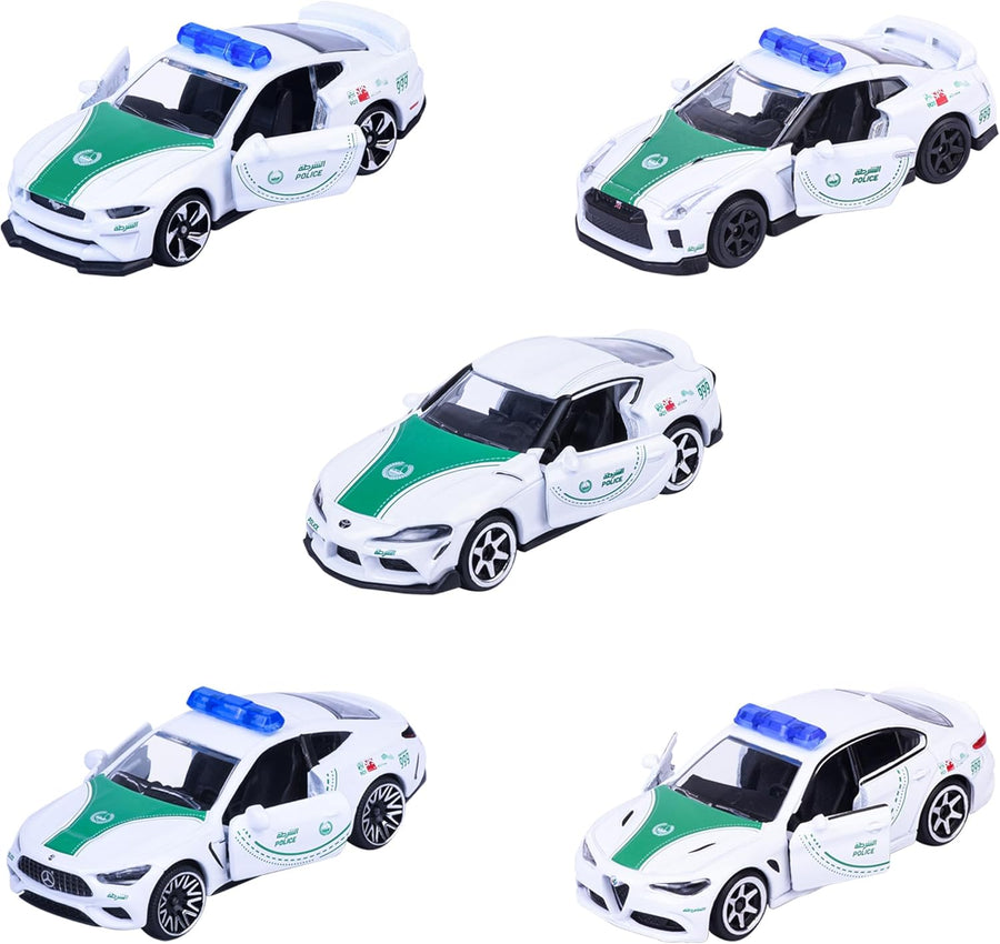 Majorette Dubai Police 5 Pack Die Cast – Gift Set - Super Cars (1:64 Scale) — image 3