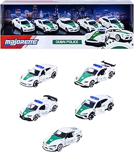 Majorette Dubai Police 5 Pack Die Cast – Super Cars (1:64 Scale) — image 6