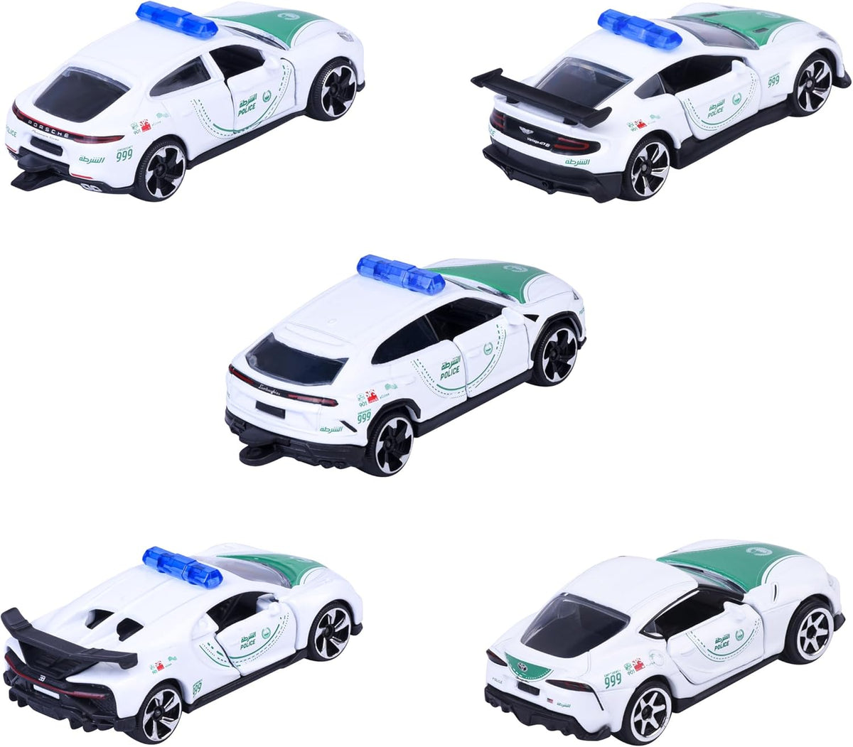 Majorette Dubai Police 5 Pack Die Cast – Super Cars (1:64 Scale) — image 4