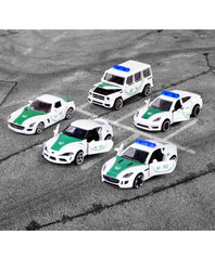 Majorette Dubai Police Die - Cast Car Set – 5 - Piece 1:64 Scale Collector's Pack | Model 212053164B47 - Colorland Toys