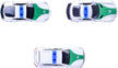 Majorette Dubai Police Mercedes-Benz AMG 3-Pack Die Cast Cars 1:64