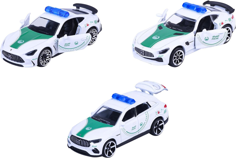 Majorette Dubai Police Mercedes-Benz AMG 3-Pack Die Cast Cars 1:64 — image 5