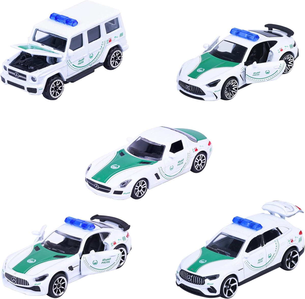 Majorette Dubai Police Mercedes-Benz AMG 5 Pack Die Cast (1:64) — image 3