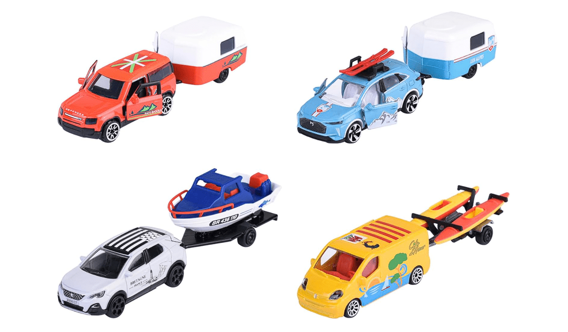 Majorette French Touch Trailer Die-Cast 4-Asst 212055014 — image 1