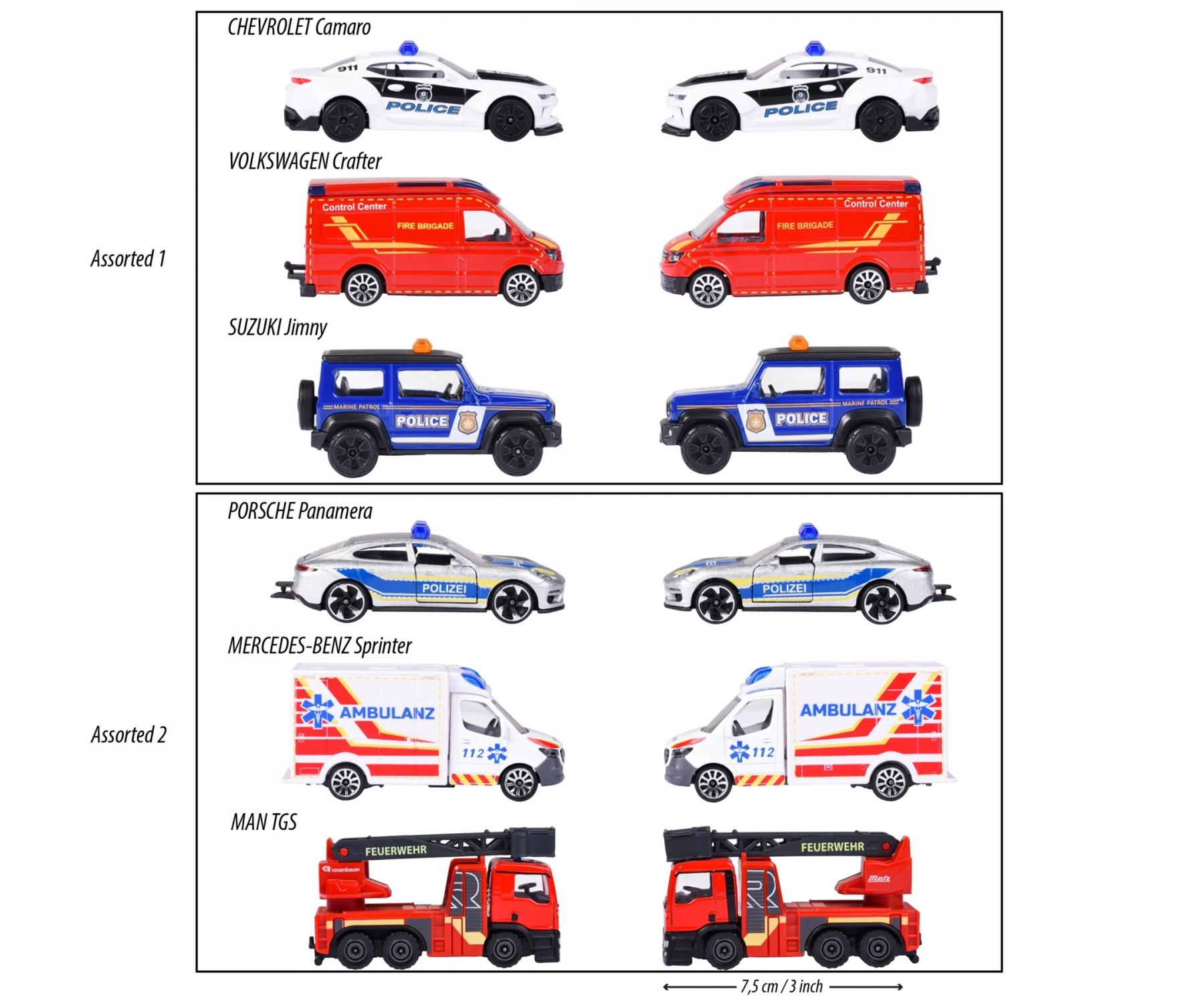 Majorette Intern S.O.S 3 Pieces Set Asst 212057261038 - Colorland Toys