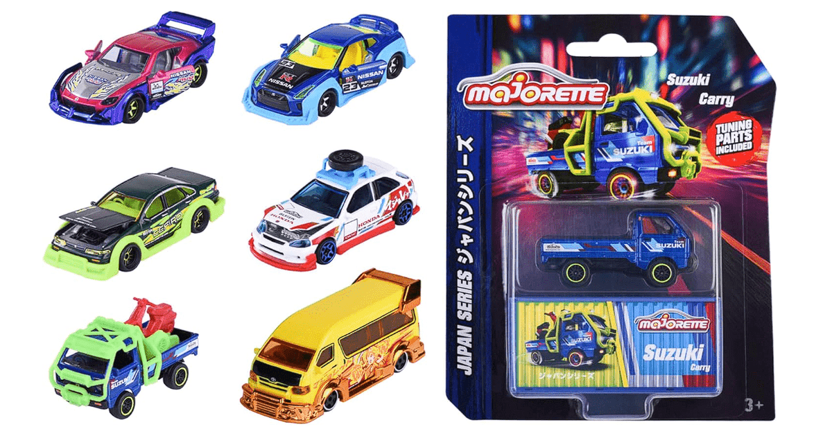 Majorette Japan Series Deluxe Cars Die-Cast 6-Asst 212051030 — image 1