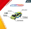 Majorette Rescue World 5-Piece Metal Police Car Gift Pack 8503105001