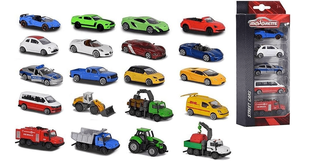 Majorette Street Cars Die - Cast 5 - Pcs Asst 212053166 - Colorland Toys