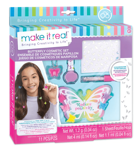 Make It Real Butterfly Dreams Cosmetic Set 2326 - Colorland Toys