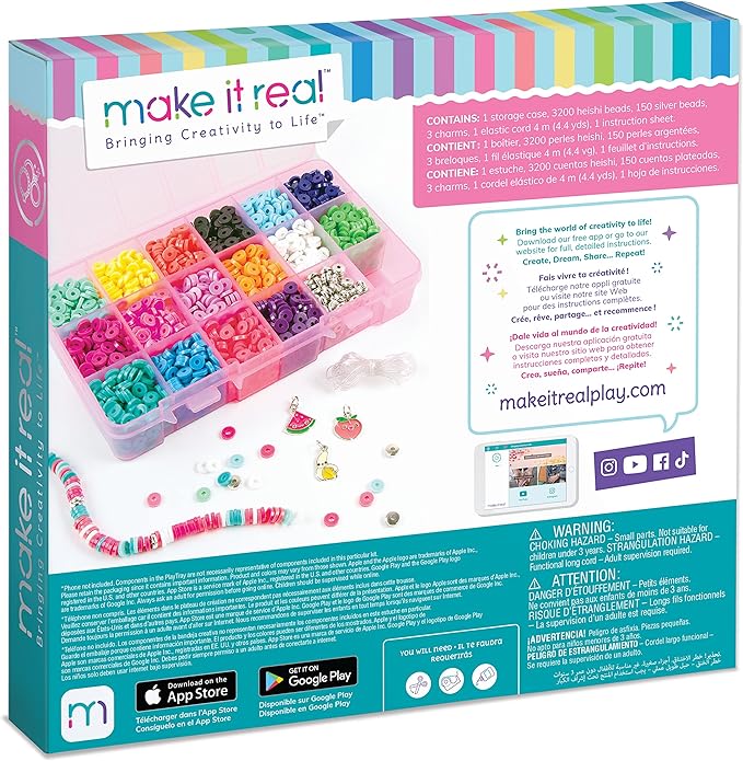 Make It Real Heishi Beads Kit 1741 - Colorland Toys