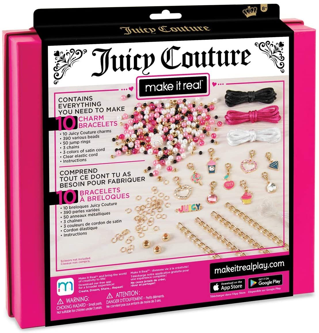 Make It Real Juicy Couture Pink and Precious Bracelets 4408 — image 2