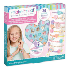 Make It Real Linked Looks Bracelet Kit 1735 - Colorland Toys
