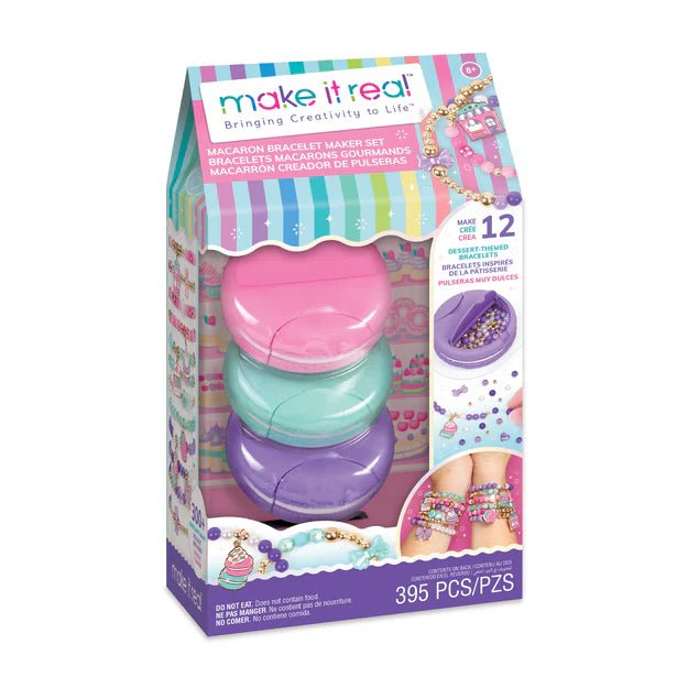 Make It Real Macaron Bracelet Maker Set 1718 - Colorland Toys