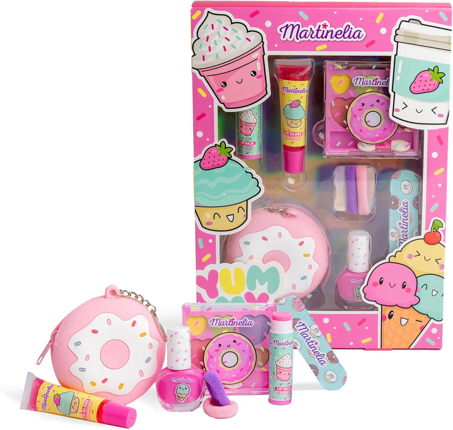 Martinelia Makeup Set with Donut Case – Kids Gift Box