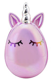 Martinelia Unicorn Egg Brush - Pastel Pink, Oval Silicone Handle